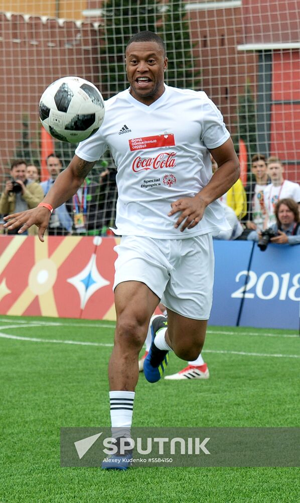 Unified all-star football match on Red Square