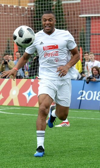 Unified all-star football match on Red Square