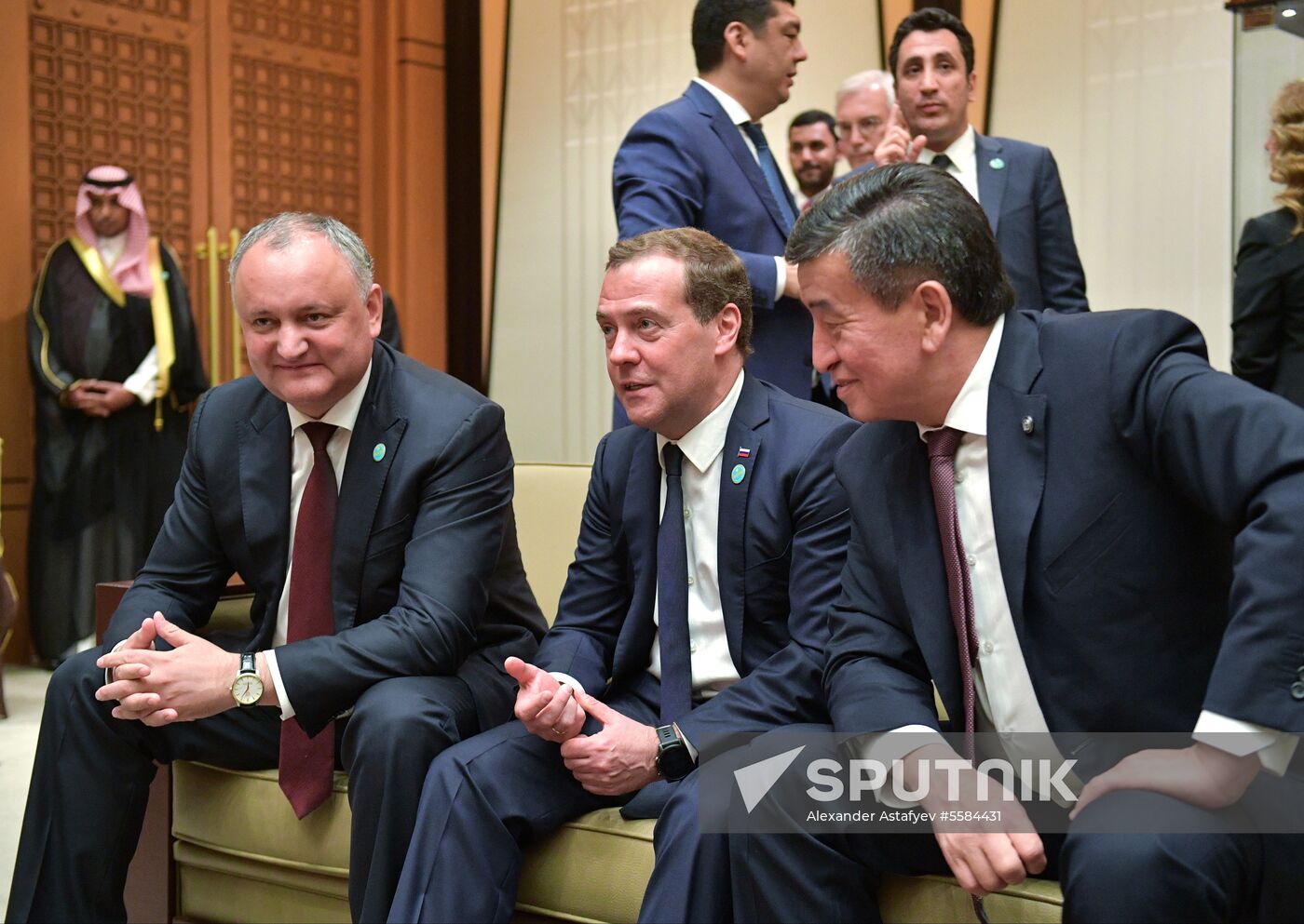 Prime Minister Dmitry Medvedev visits Turkey to take part in Recep Erdogan's inauguration