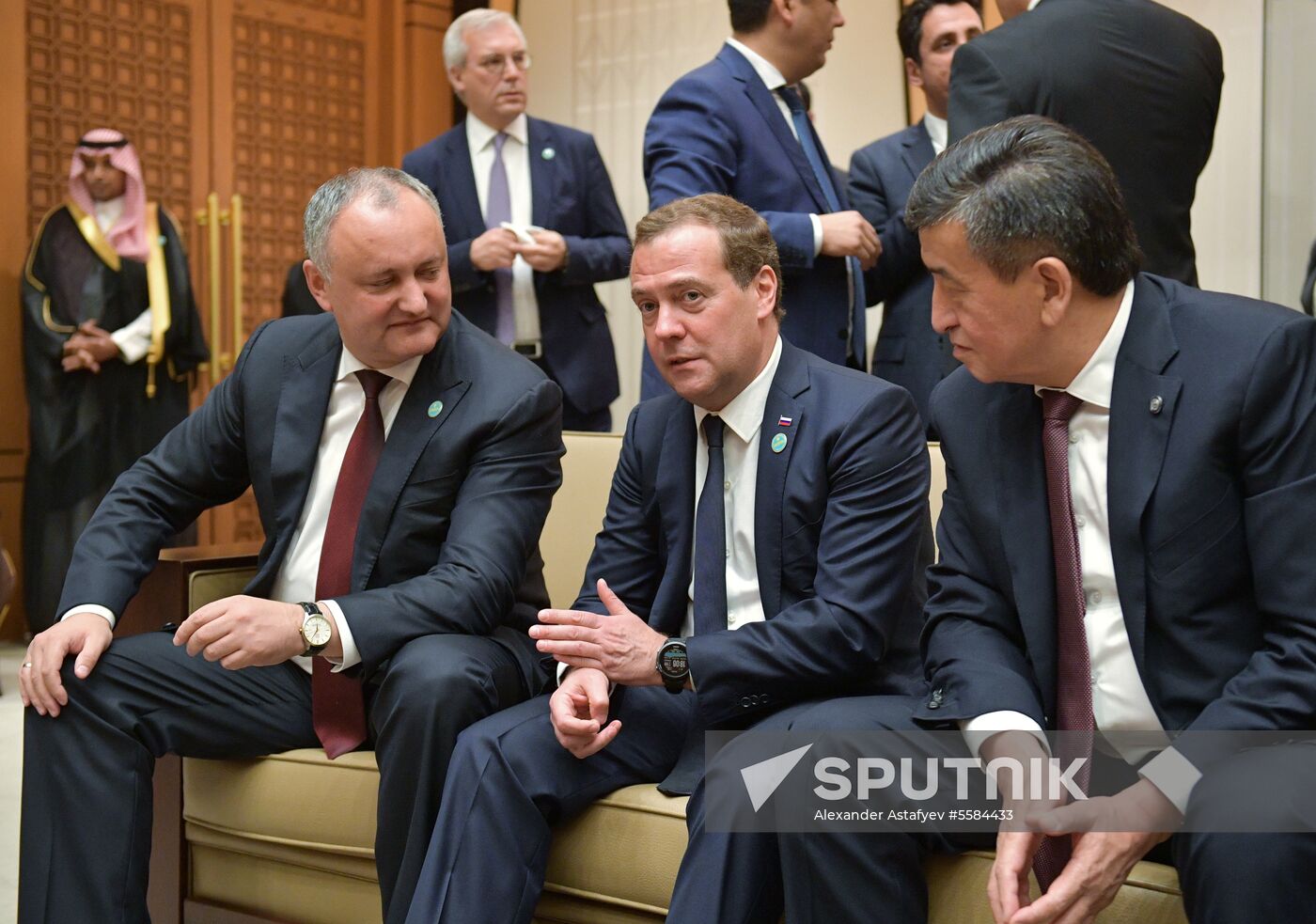 Prime Minister Dmitry Medvedev visits Turkey to take part in Recep Erdogan's inauguration