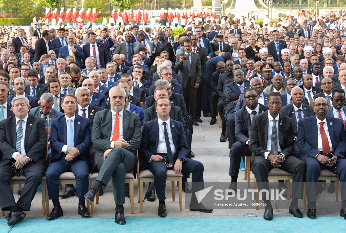 Prime Minister Dmitry Medvedev visits Turkey to take part in Recep Erdogan's inauguration