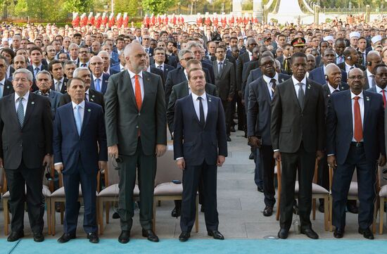 Prime Minister Dmitry Medvedev visits Turkey to take part in Recep Erdogan's inauguration