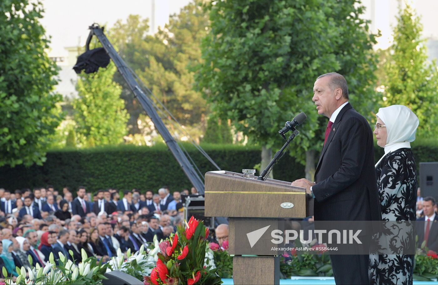 Prime Minister Dmitry Medvedev visits Turkey to take part in Recep Erdogan's inauguration
