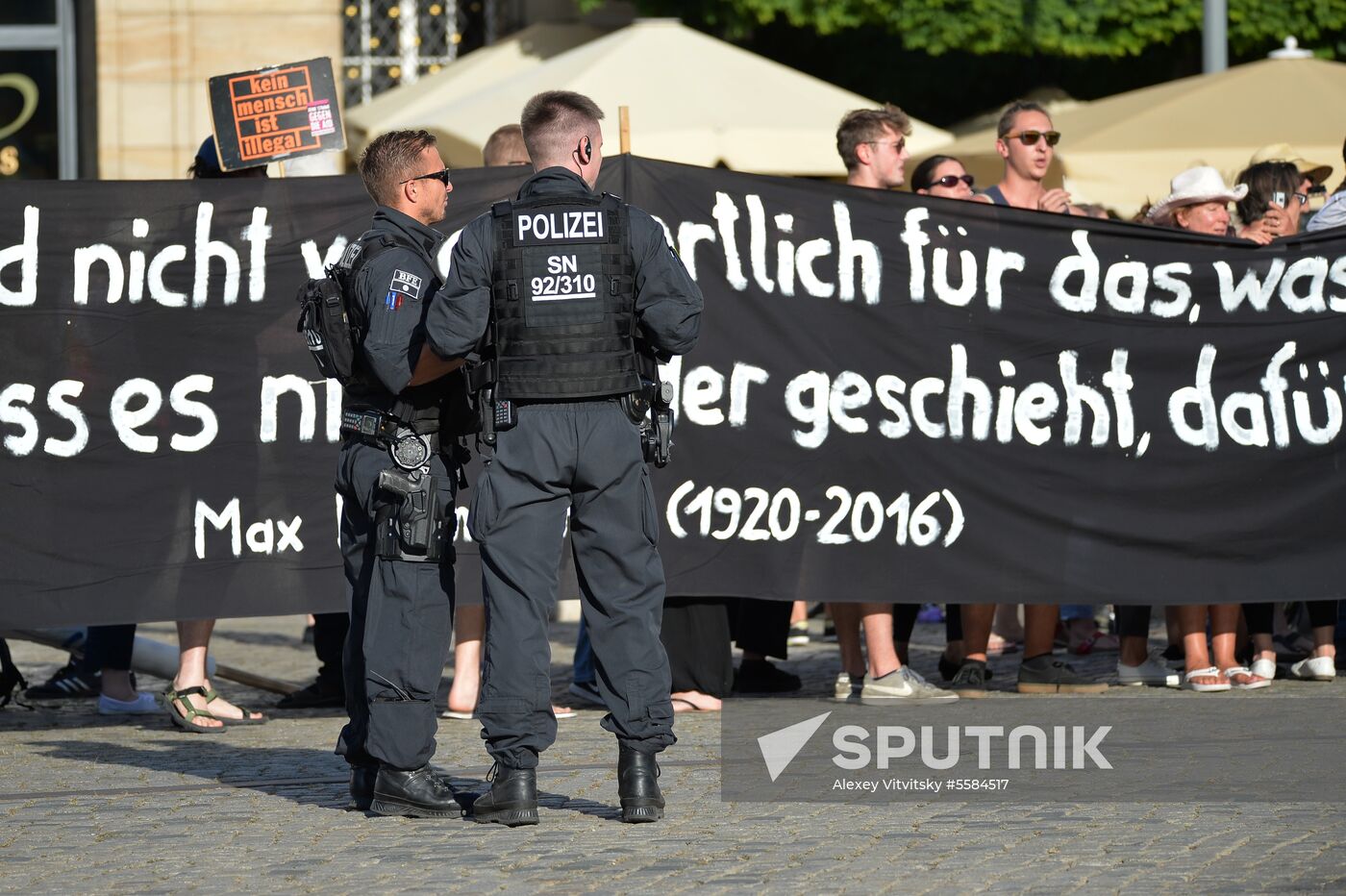 PEGIDA supporters' rally in Dresden