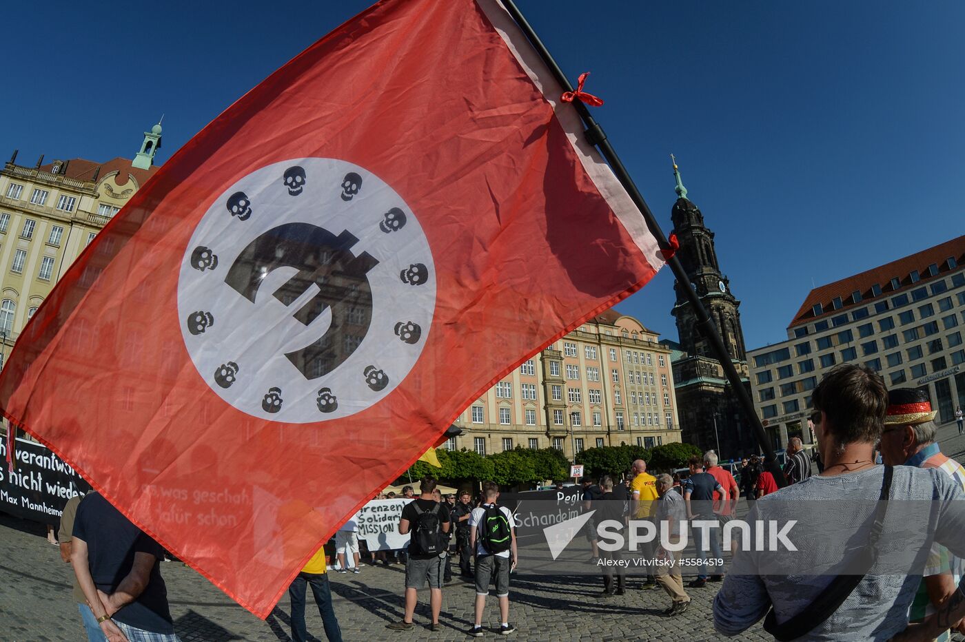 PEGIDA supporters' rally in Dresden