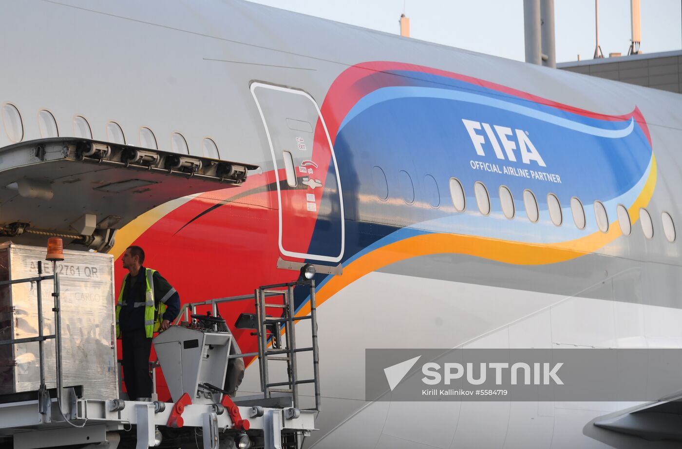 Qatar Airways New FIFA Livery