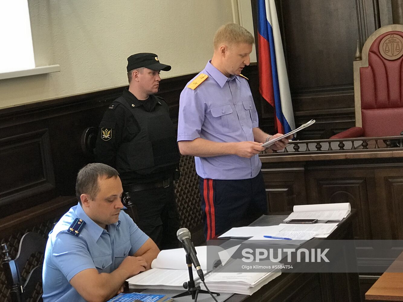 Bail hearing of firefighting group head Andrei Bursin charged as part of Zimnyaya Vishnya shopping center fire case