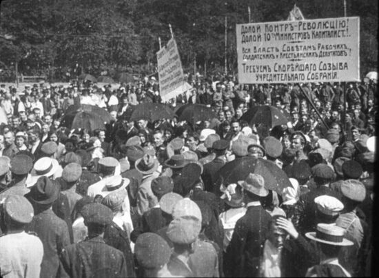 June protests in Petrograd