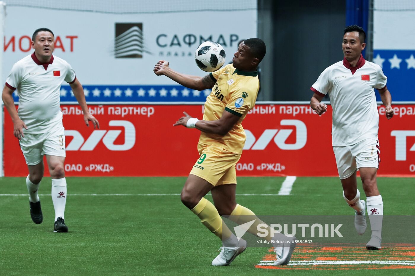 Football. 2018 Legends Super Cup. Day one