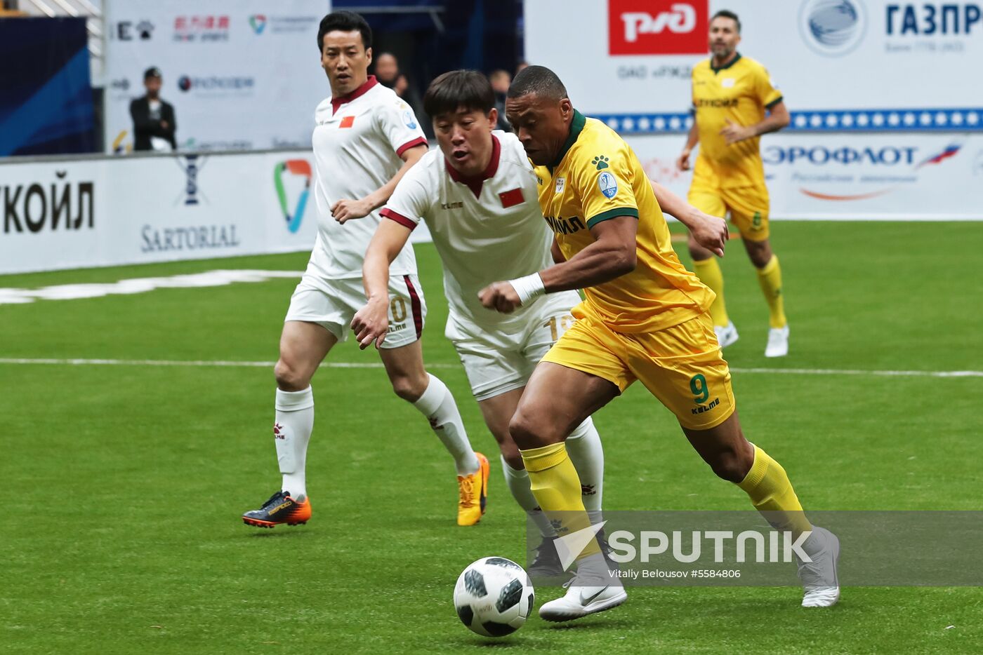 Football. 2018 Legends Super Cup. Day one