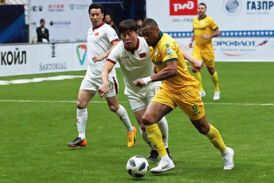 Football. 2018 Legends Super Cup. Day one