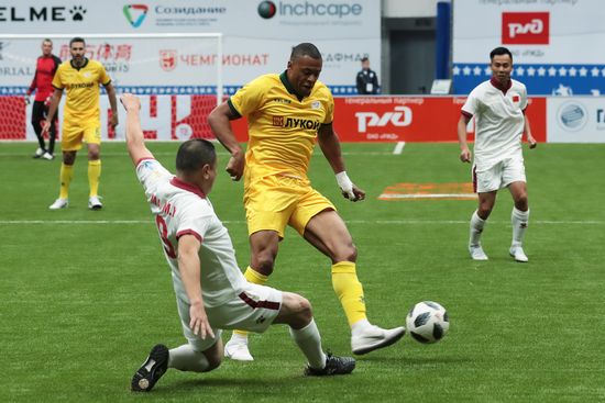 Football. 2018 Legends Super Cup. Day one
