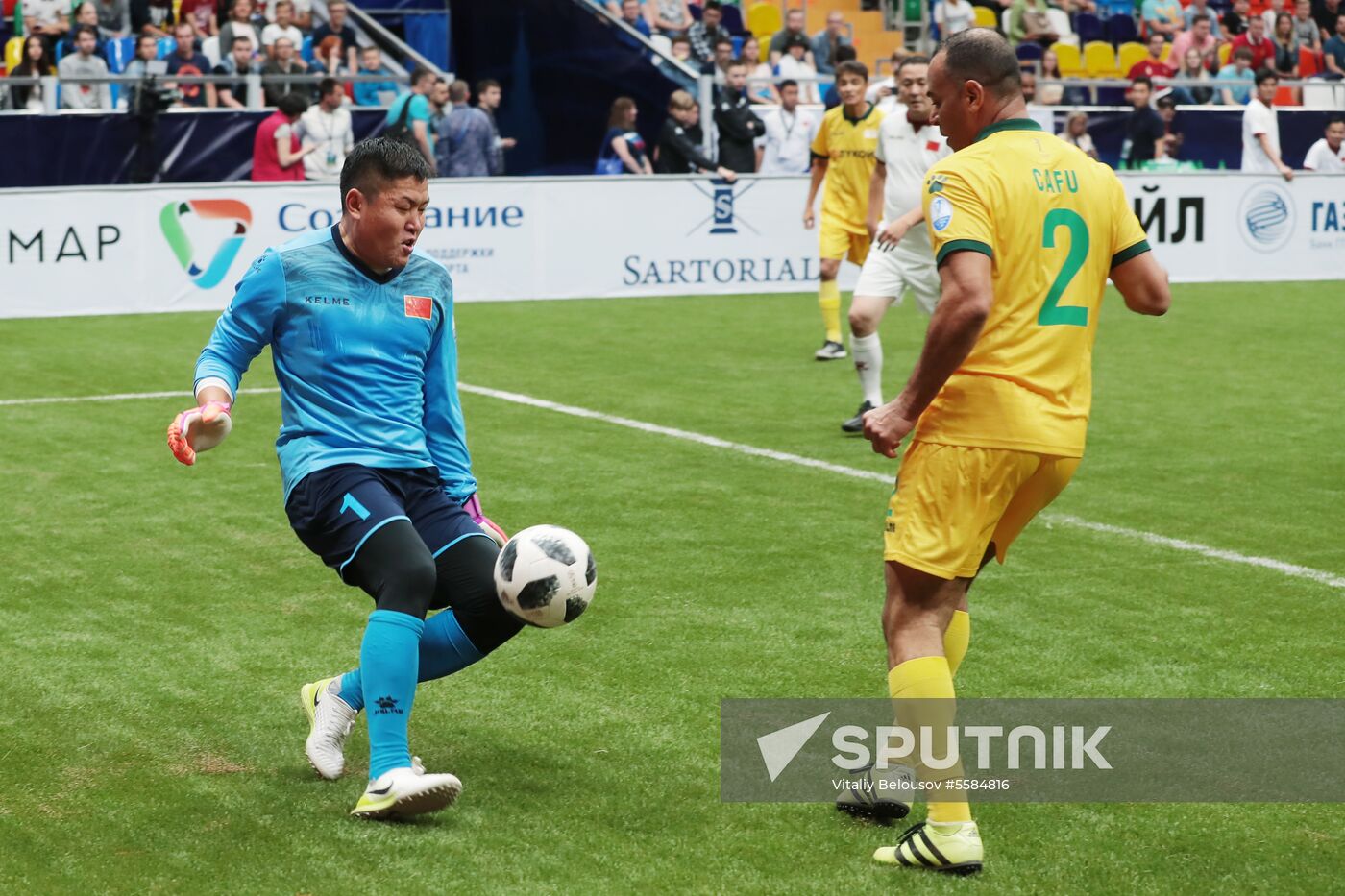 Football. 2018 Legends Super Cup. Day one