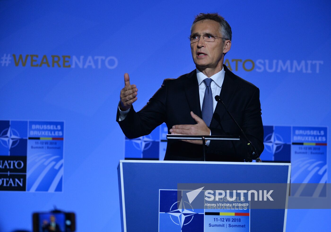 News conference with NATO Secretary General Jens Stoltenberg