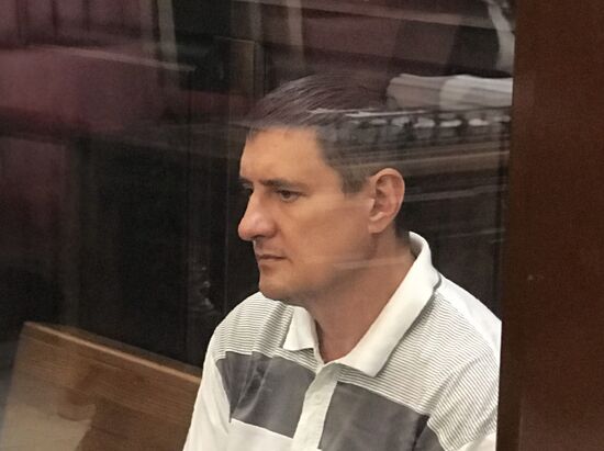 Bail hearing of firefighting group head Andrei Bursin charged as part of Zimnyaya Vishnya shopping center fire case