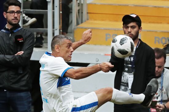 Football. 2018 Legends Super Cup. Day one