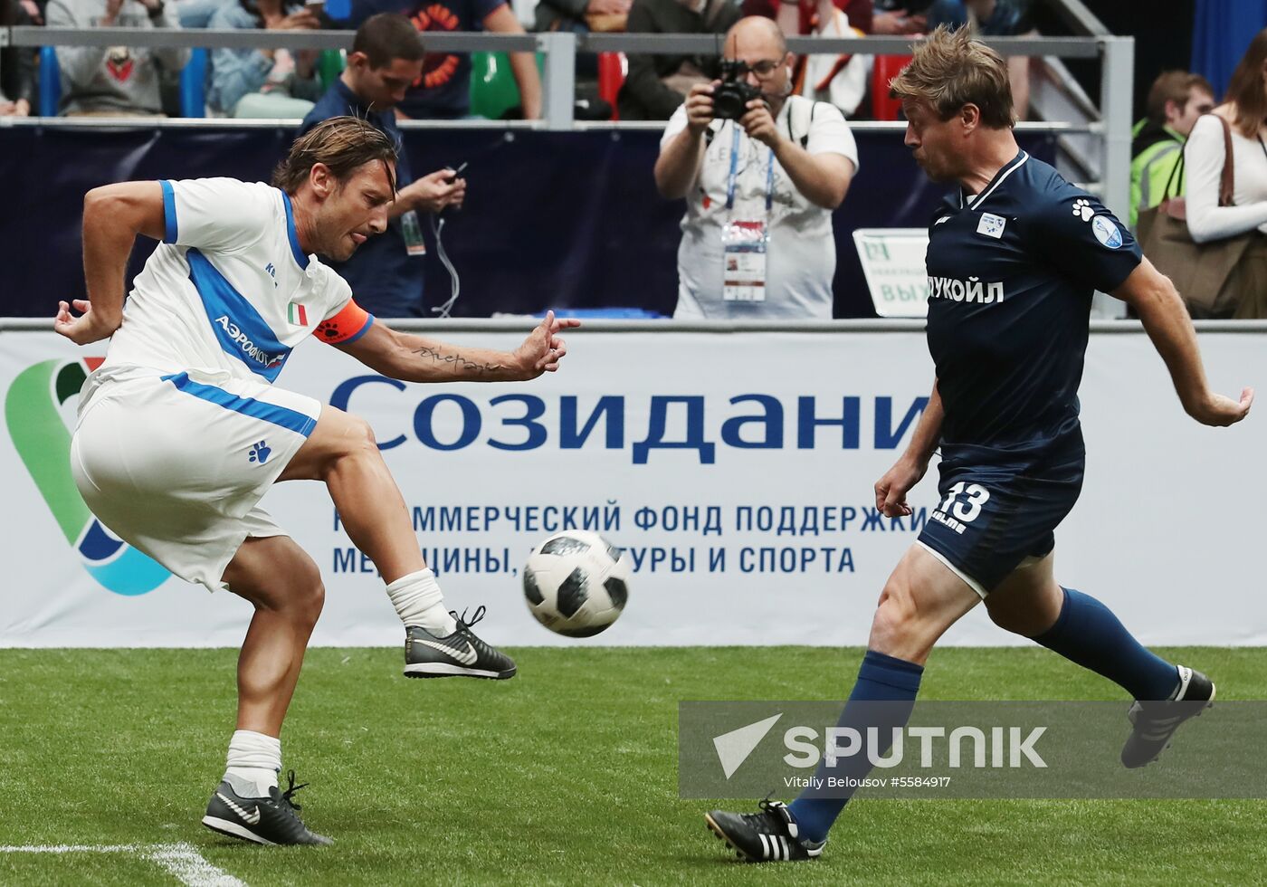 Football. 2018 Legends Super Cup. Day one