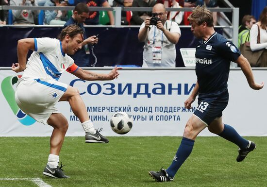 Football. 2018 Legends Super Cup. Day one