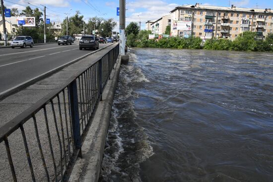 Flash flood in Chita