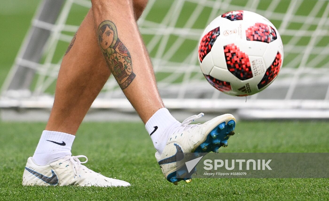 Russia World Cup Croatia Training