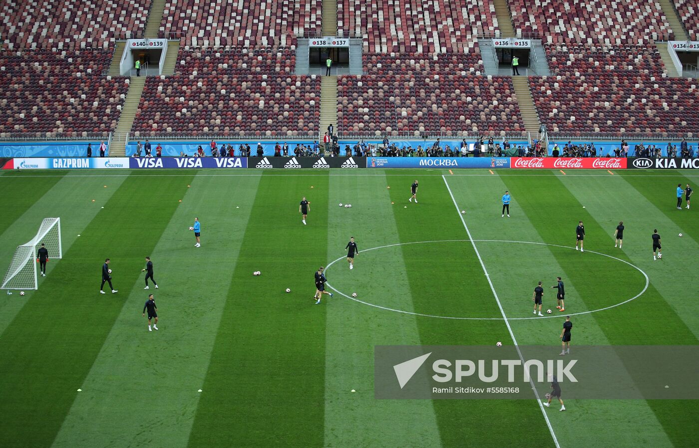 Russia World Cup Croatia Training