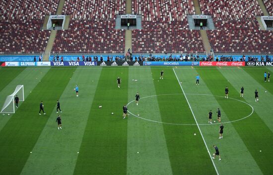 Russia World Cup Croatia Training