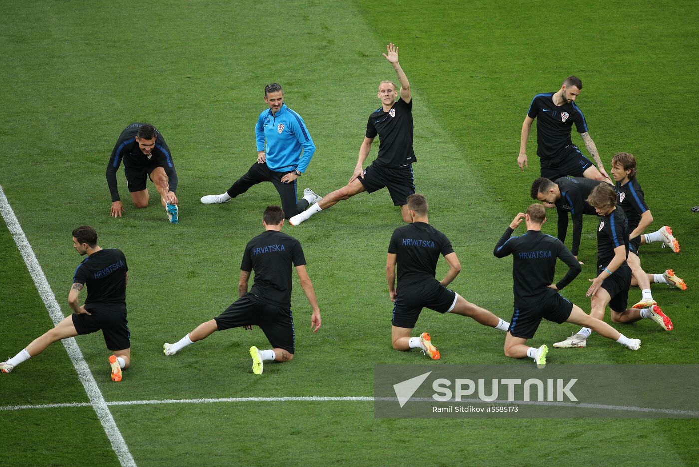 Russia World Cup Croatia Training