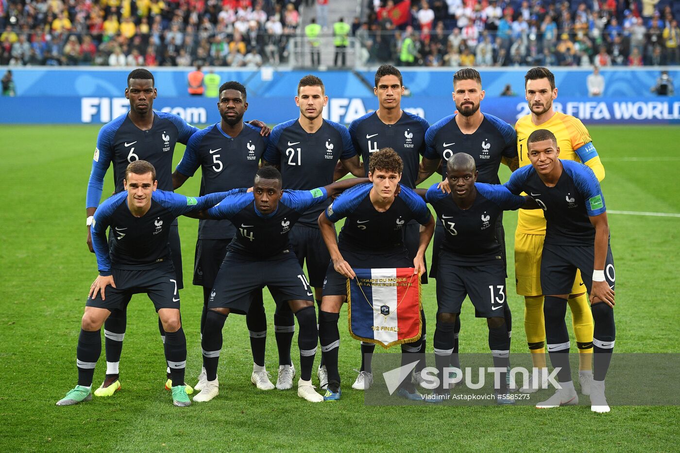 Russia World Cup France - Belgium
