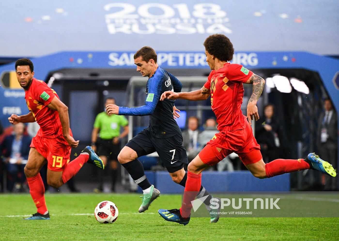 Russia World Cup France - Belgium