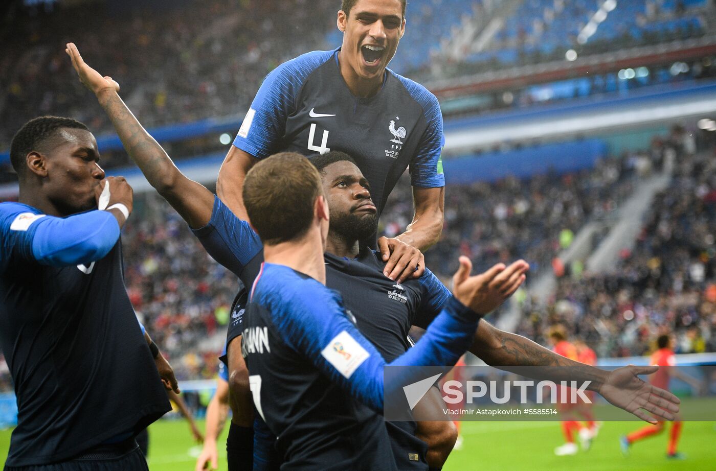 Russia World Cup France - Belgium