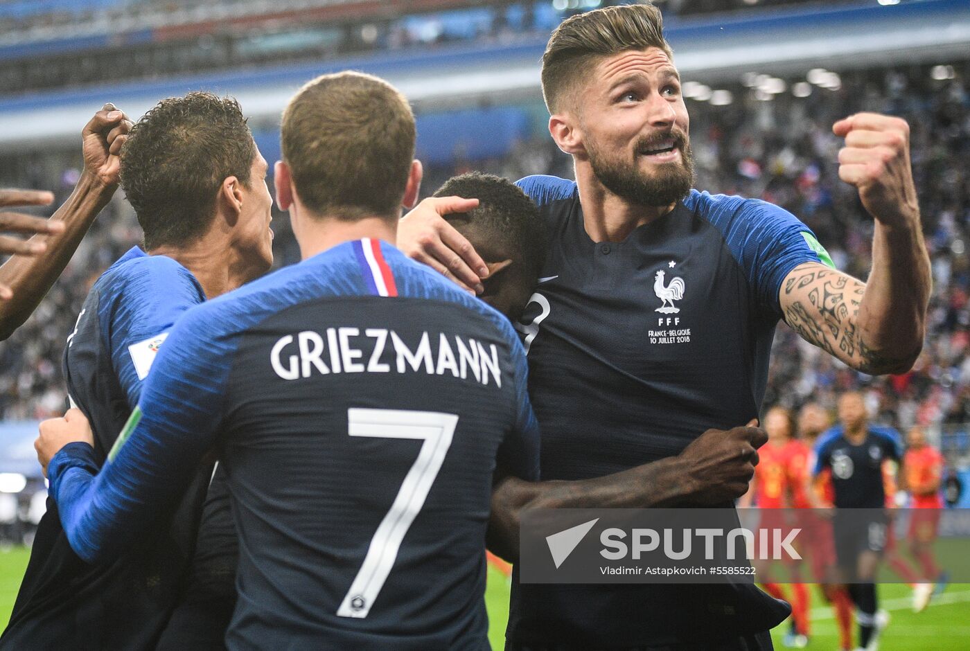 Russia World Cup France - Belgium