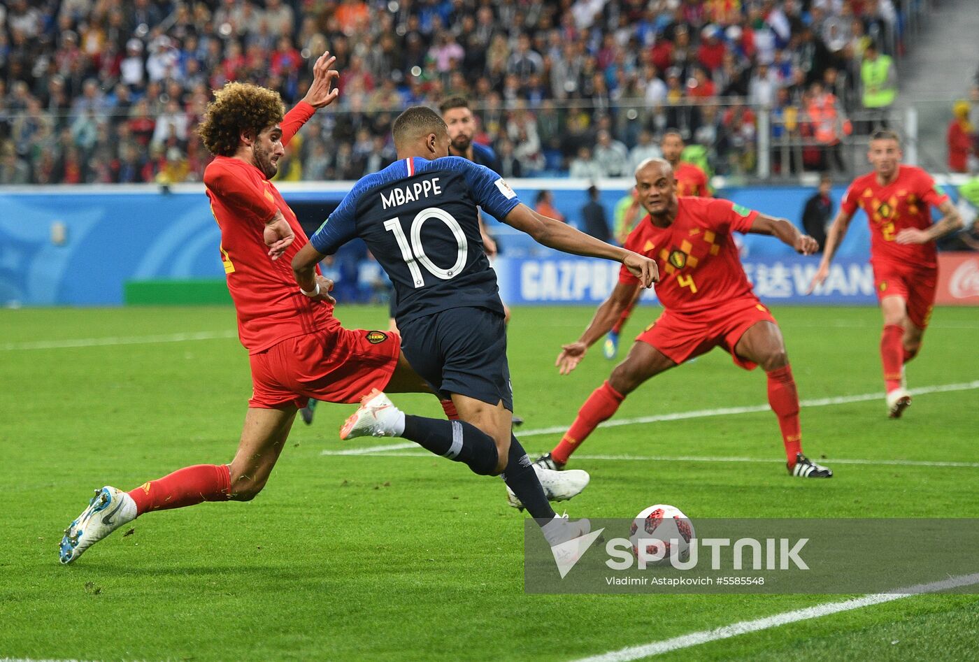 Russia World Cup France - Belgium