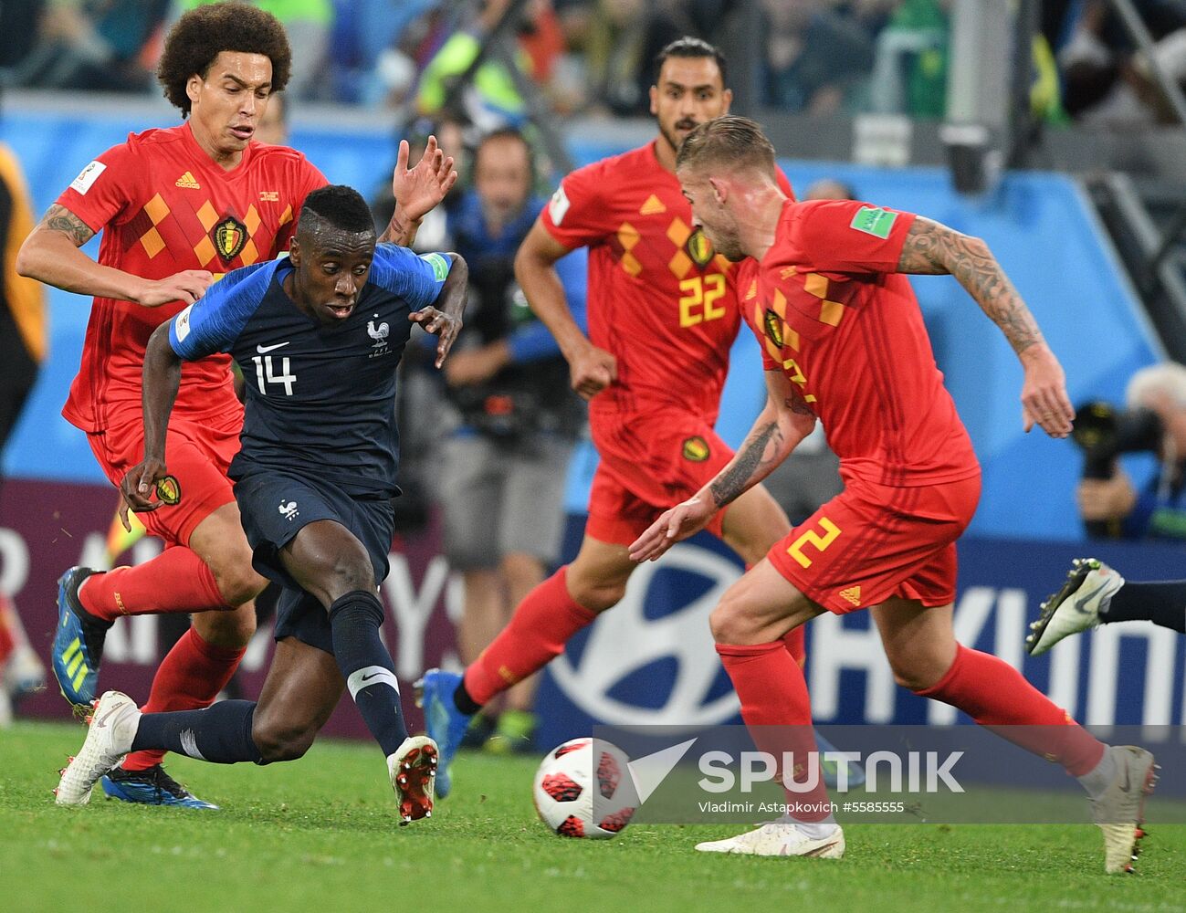 Russia World Cup France - Belgium