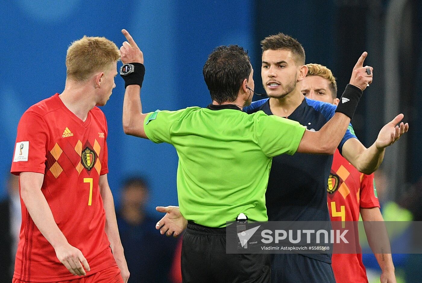 Russia World Cup France - Belgium