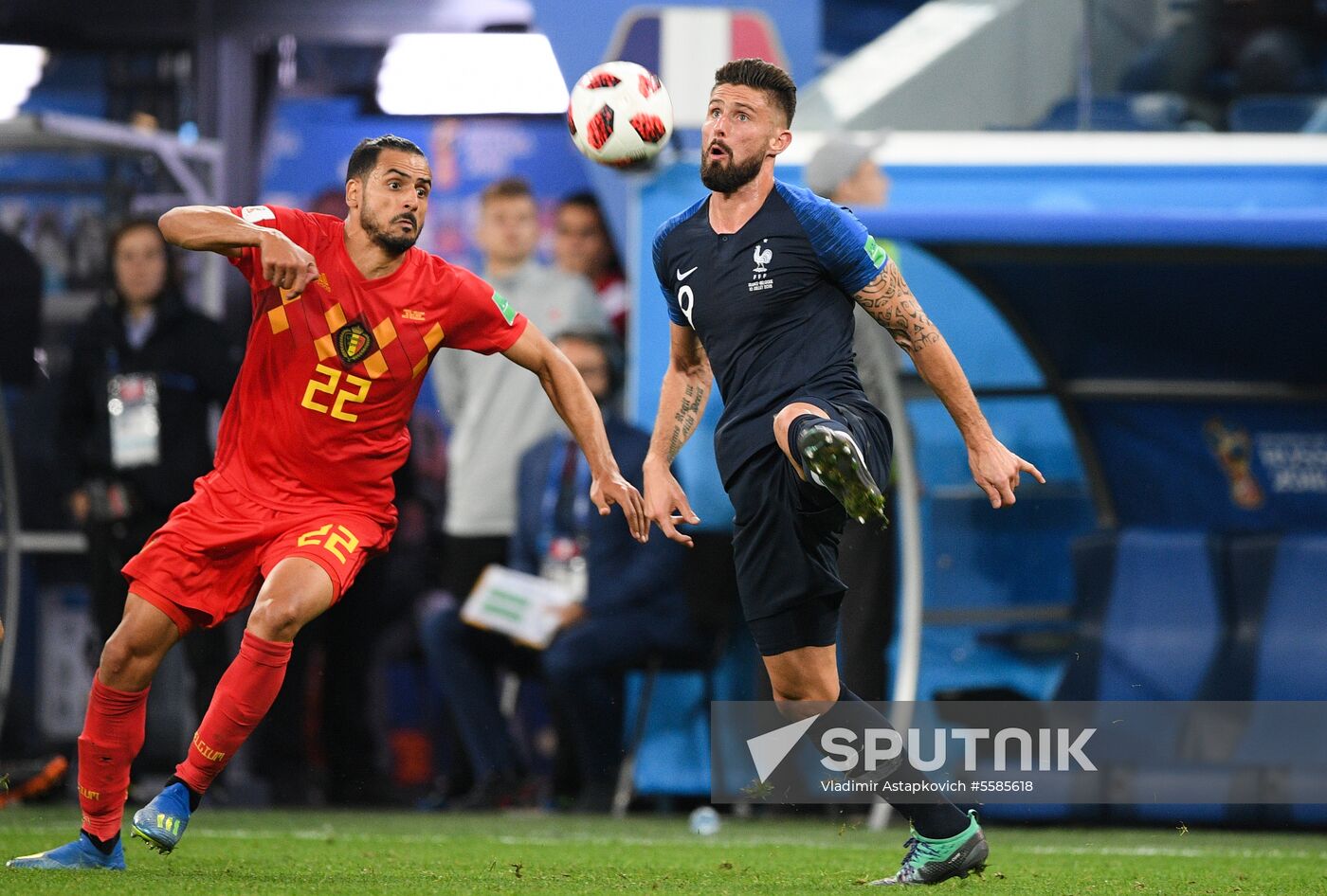 Russia World Cup France - Belgium