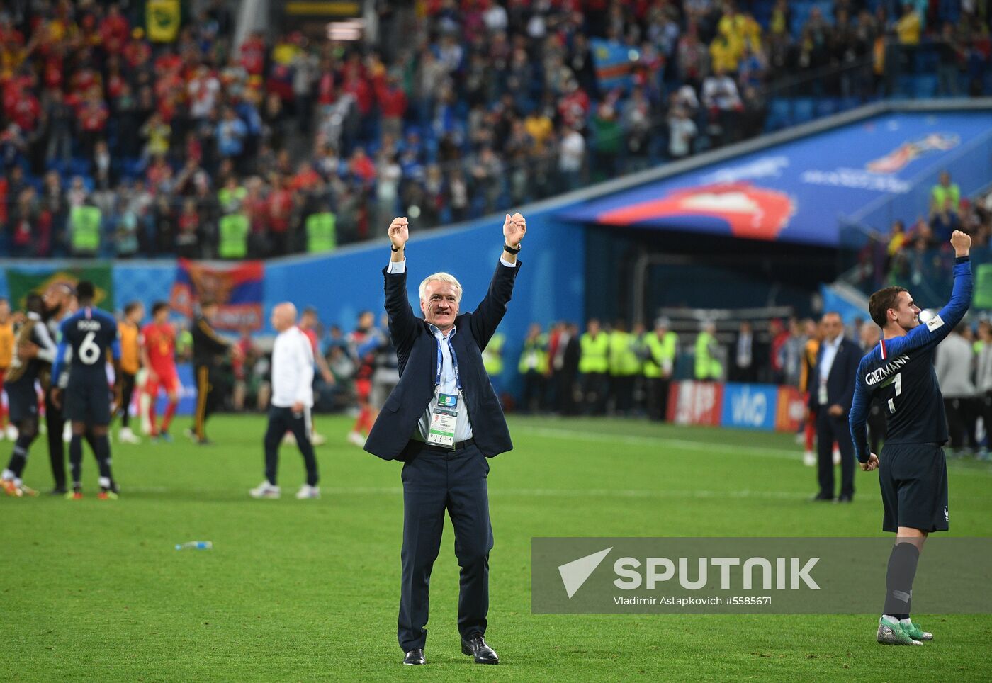 Russia World Cup France - Belgium