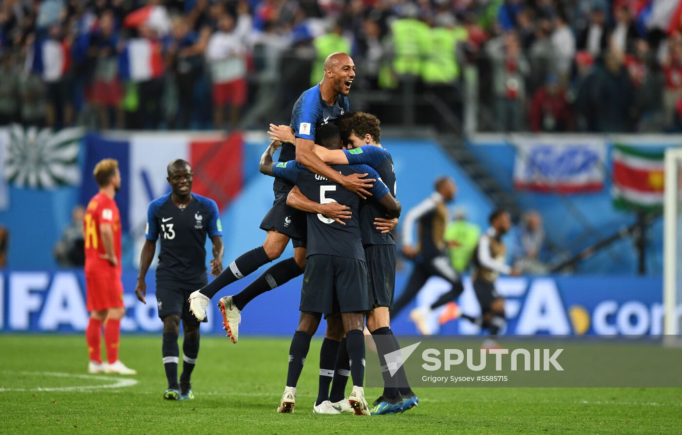 Russia World Cup France - Belgium