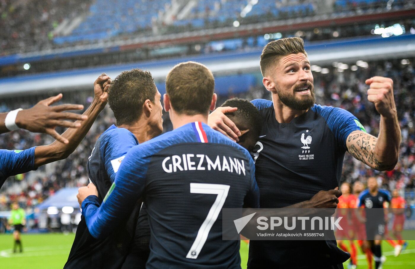 Russia World Cup France - Belgium
