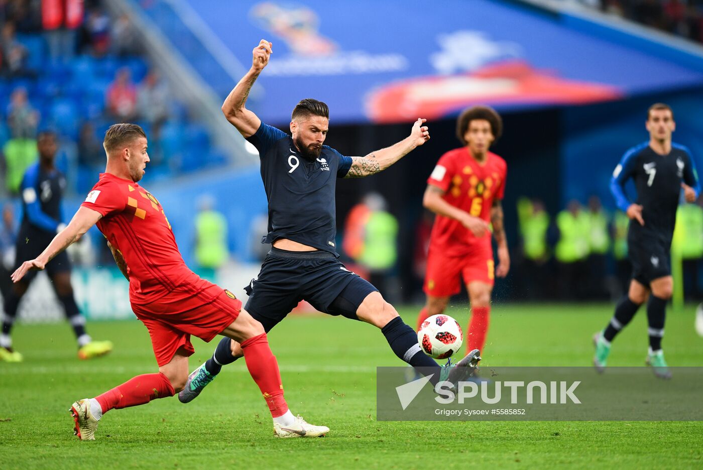 Russia World Cup France - Belgium