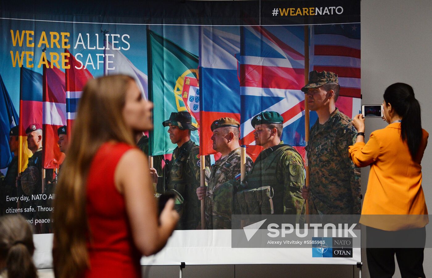 NATO Summit in Brussels. Day one