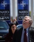 John Bolton, US National Security Advisor, at the NATO summit of heads of state and heads of government opens at the new NATO headquarters in Brussels. Location: Belgium, Brussels. Author: Alexey Vitvitsky/Sputnik. NATO Summit in Brussels. Day one