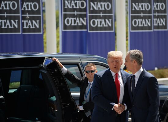 NATO Summit in Brussels. Day one