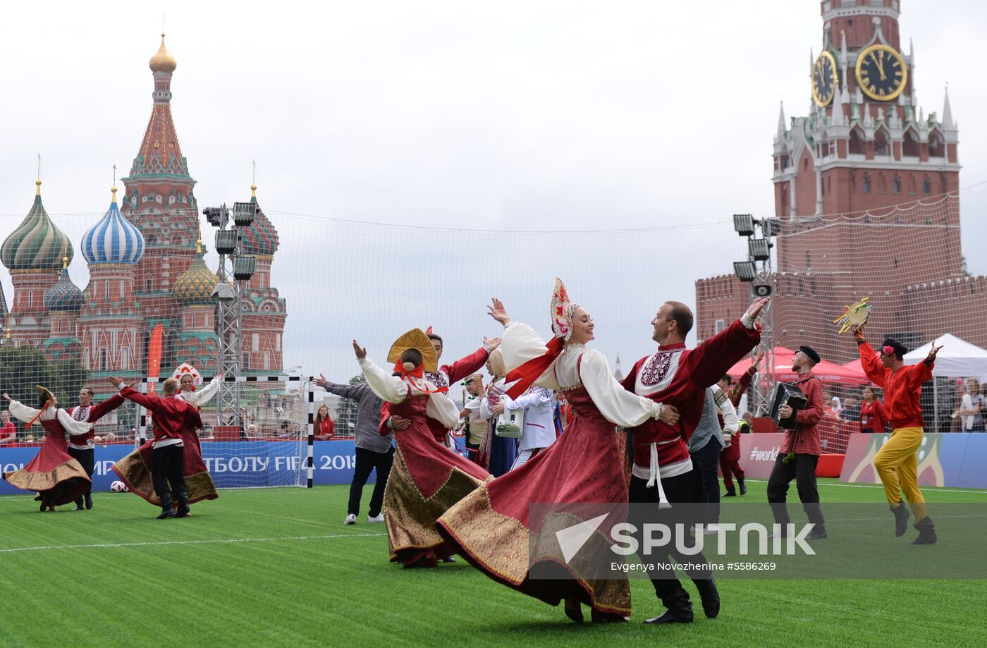 Russia World Cup Legends Match