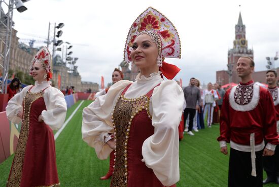 Russia World Cup Legends Match