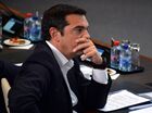 Prime Minister of Greece Alexis Tsipras at the NATO summit of heads of state and government at the new NATO headquarters, Brussels. Location: Belgium, Brussels. Author: Alexey Vitvitsky/Sputnik. NATO Summit in Brussels. Day one