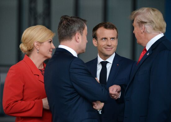 NATO Summit in Brussels. Day one