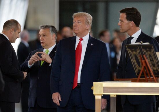 NATO Summit in Brussels. Day one