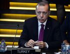 President of Turkey Recep Tayyip Erdogan at the NATO summit of heads of state and government at the new NATO headquarters in Brussels. Location: Belgium, Brussels. Author: Alexey Vitvitsky/Sputnik. NATO Summit in Brussels. Day one