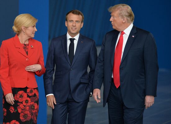 NATO Summit in Brussels. Day one