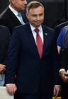President of Poland Andrzej Duda at the NATO summit of heads of state and government at the new NATO headquarters in Brussels. Location: Belgium, Brussels. Author: Alexey Vitvitsky/Sputnik. NATO Summit in Brussels. Day one